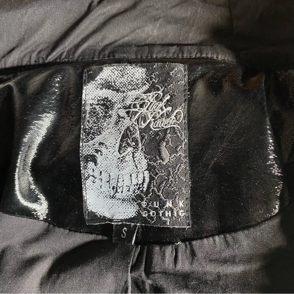 Punk Rave PVC Vest Black Size-S - Picture 7 of 10